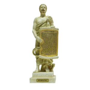 Hippocrates Statue With Oath in Greek (Ιπποκράτης με Όρκο)
