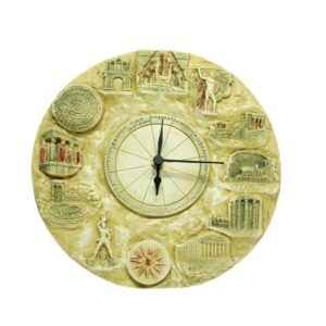 Clock With 12 Greek Monuments (Ρολόι με 12 Μνημεία)