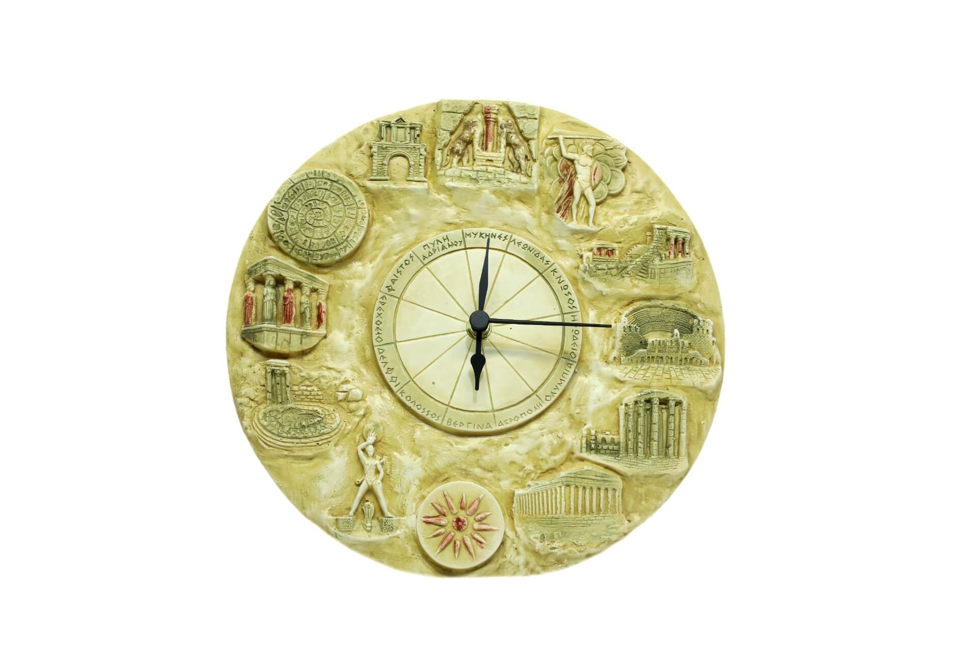 Clock With 12 Greek Monuments (Ρολόι με 12 Μνημεία)