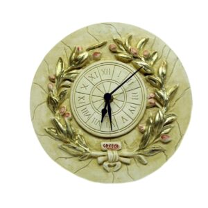 Olive Wreath Clock (Ρολόι με Στεφάνι Ελιάς)